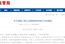 强调“信息化支撑+数据质控”,全国二级公立医院绩效考核将于2020年启动-HIT专家网
